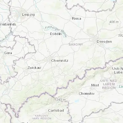 Map showing location of Augustusburg (50.811920, 13.101970)