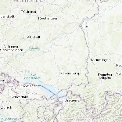 Map showing location of Aulendorf (47.950830, 9.637450)