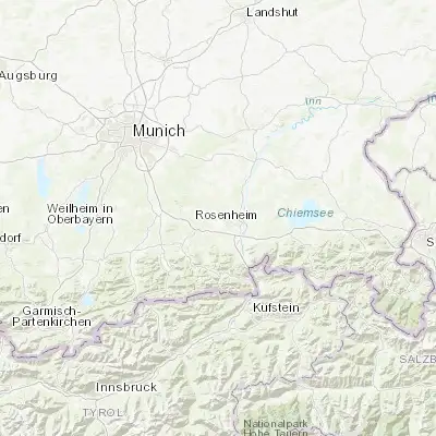 Map showing location of Bad Aibling (47.863800, 12.010550)