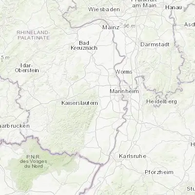 Map showing location of Bad Dürkheim (49.461800, 8.172360)