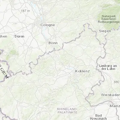 Map showing location of Bad Hönningen (50.516890, 7.311950)