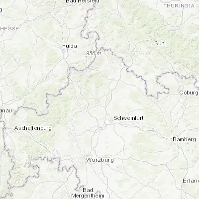 Map showing location of Bad Kissingen (50.202280, 10.077840)