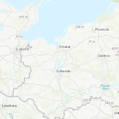 Map showing location of Bad Kleinen (53.771340, 11.471650)