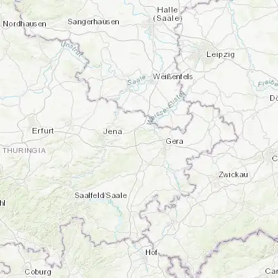 Map showing location of Bad Klosterlausnitz (50.916670, 11.866670)