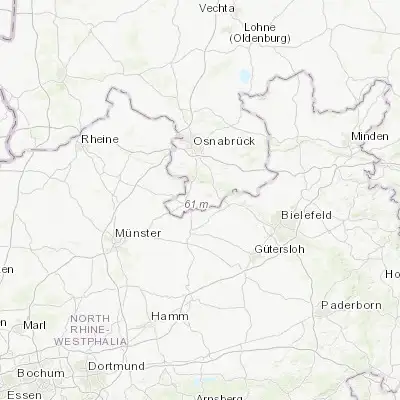 Map showing location of Bad Laer (52.100000, 8.083330)