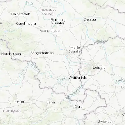 Map showing location of Bad Lauchstädt (51.386520, 11.869560)