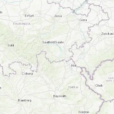 Map showing location of Bad Lobenstein (50.452230, 11.639300)