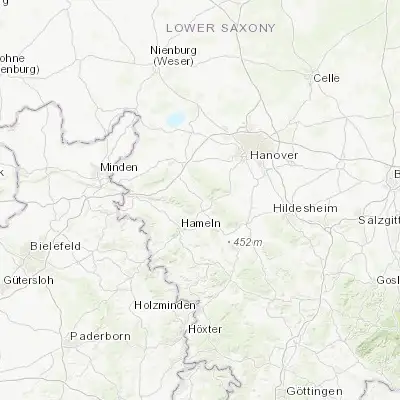 Map showing location of Bad Münder am Deister (52.195510, 9.464210)