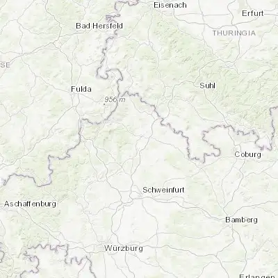 Map showing location of Bad Neustadt an der Saale (50.321740, 10.206730)