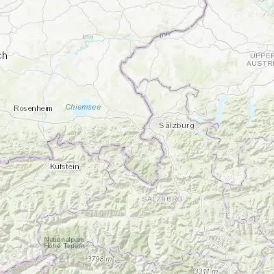 Map showing location of Bad Reichenhall (47.729470, 12.878190)