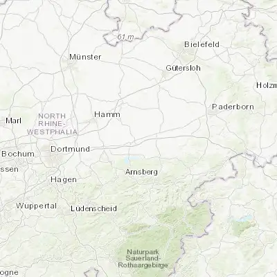 Map showing location of Bad Sassendorf (51.583330, 8.166670)