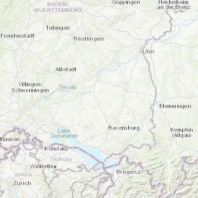 Map showing location of Bad Saulgau (48.016760, 9.500640)