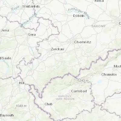 Map showing location of Bad Schlema (50.602570, 12.672880)