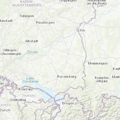 Map showing location of Bad Schussenried (48.004680, 9.657410)