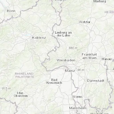 Map showing location of Bad Schwalbach (50.141960, 8.069640)
