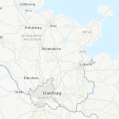 Map showing location of Bad Segeberg (53.943130, 10.302150)