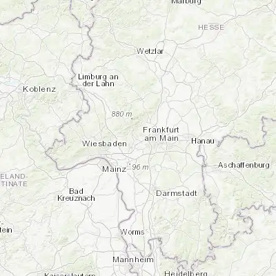 Map showing location of Bad Soden am Taunus (50.140800, 8.504490)