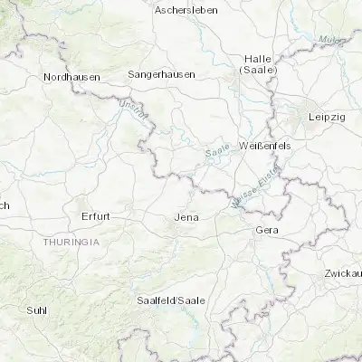 Map showing location of Bad Sulza (51.089290, 11.624740)