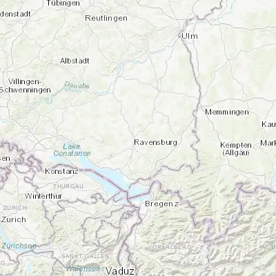 Map showing location of Baienfurt (47.828570, 9.651570)