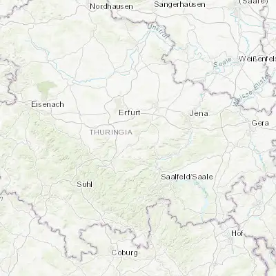 Map showing location of Barchfeld (50.828720, 11.179550)