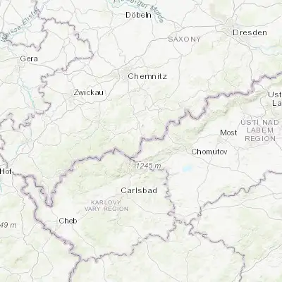 Map showing location of Bärenstein (50.499890, 13.026810)