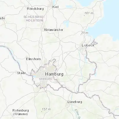 Map showing location of Bargteheide (53.728560, 10.266950)