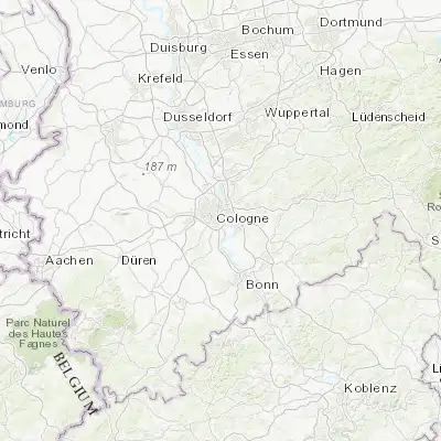 Map showing location of Bayenthal (50.912180, 6.967990)