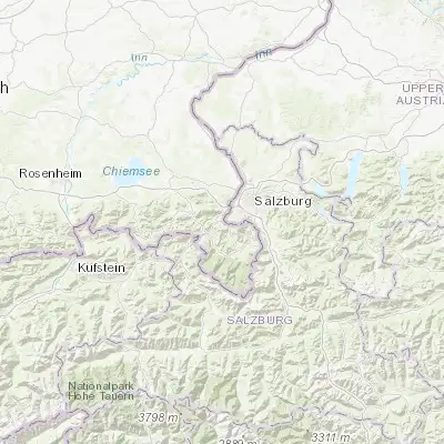 Map showing location of Bayerisch Gmain (47.716670, 12.900000)