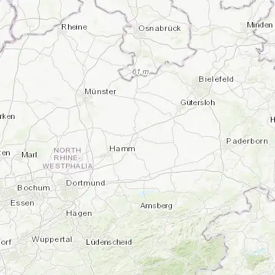 Map showing location of Beckum (51.755710, 8.040750)
