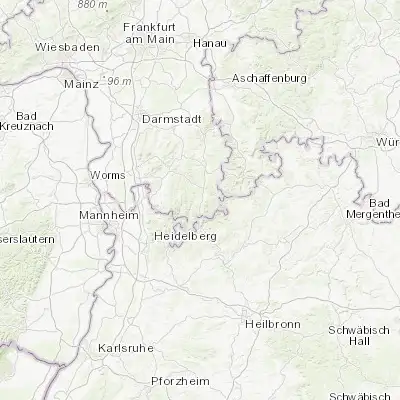 Map showing location of Beerfelden (49.568580, 8.974440)