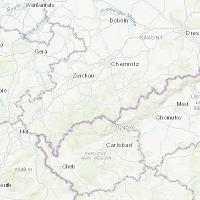 Map showing location of Beierfeld (50.565290, 12.790490)
