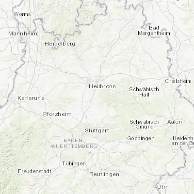 Map showing location of Beilstein (49.041400, 9.313700)