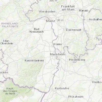 Map showing location of Beindersheim (49.560560, 8.319440)