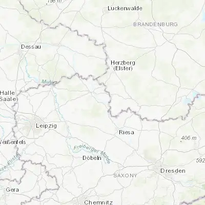 Map showing location of Belgern (51.482630, 13.123820)