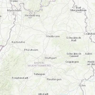 Map showing location of Benningen am Neckar (48.946720, 9.242120)