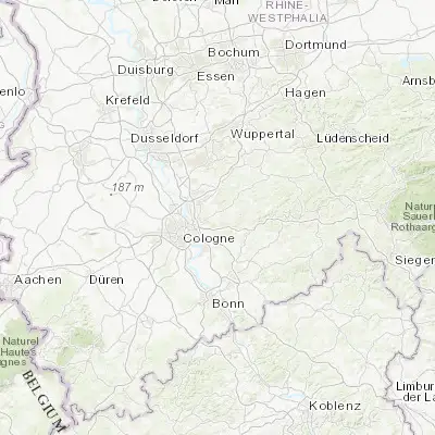 Map showing location of Bergisch Gladbach (50.985600, 7.132980)
