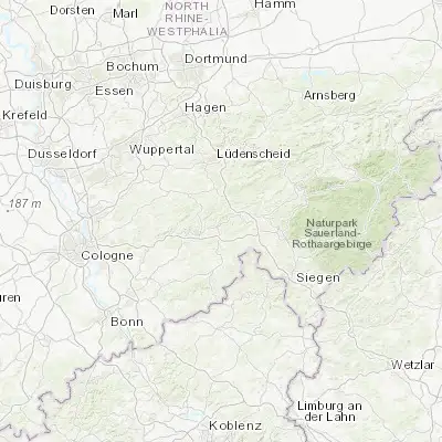 Map showing location of Bergneustadt (51.024960, 7.655990)