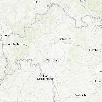 Map showing location of Bergtheim (49.900000, 10.066670)