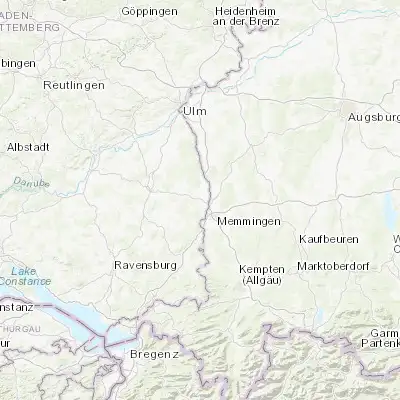 Map showing location of Berkheim (48.042630, 10.082270)