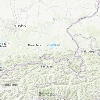 Map showing location of Bernau am Chiemsee (47.811670, 12.375660)