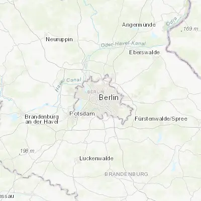Map showing location of Kreuzberg (52.499730, 13.403380)