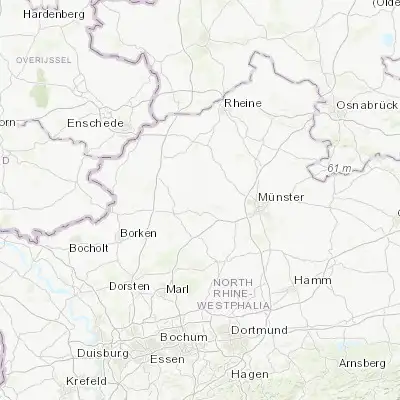 Map showing location of Billerbeck (51.978290, 7.292610)