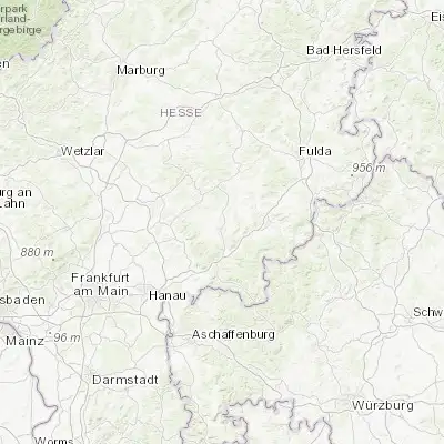 Map showing location of Birstein (50.350000, 9.300000)