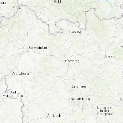 Map showing location of Bischberg (49.910870, 10.832120)