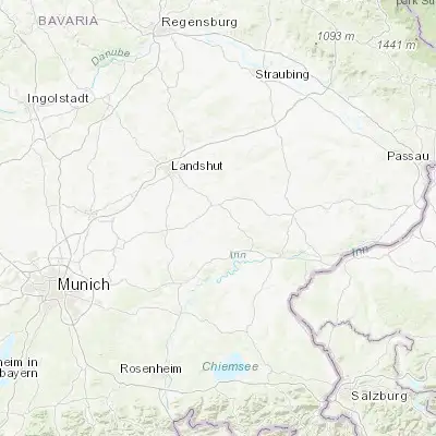 Map showing location of Bodenkirchen (48.383330, 12.383330)