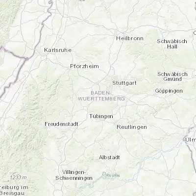 Map showing location of Böblingen (48.682120, 9.011710)