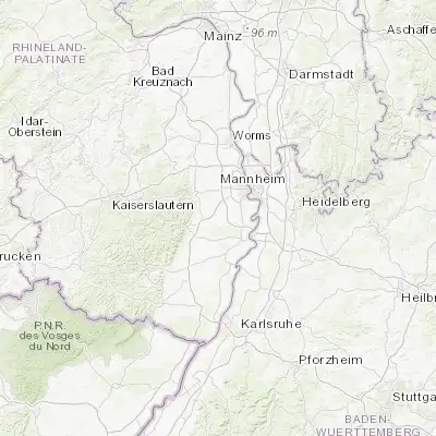 Map showing location of Böhl-Iggelheim (49.380560, 8.303890)