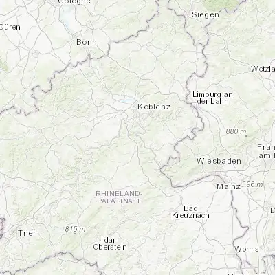Map showing location of Boppard (50.230850, 7.589920)