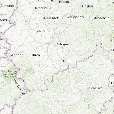 Map showing location of Bornheim (50.763130, 6.990890)