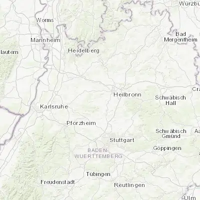 Map showing location of Brackenheim (49.077870, 9.066010)
